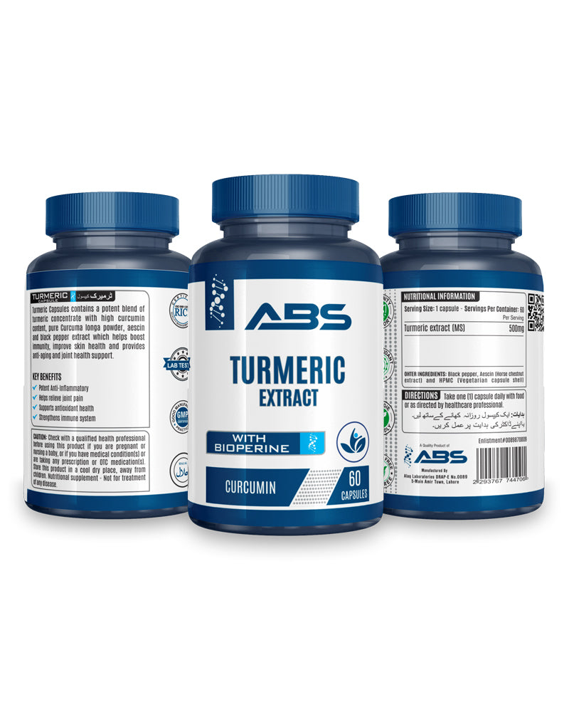 Turmeric Extract With Bioperine